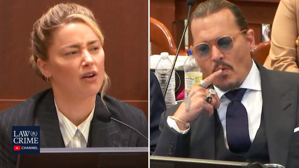 Amber Heard Says Johnny Depp is Guilty Because He Won't Look at Her