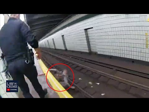 Bodycam Video Shows Police Rescue Blind Man Who Fell On Train Tracks