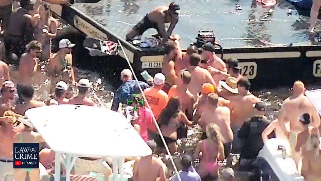 Police Video Shows Fights at Wild Boat Party in Florida