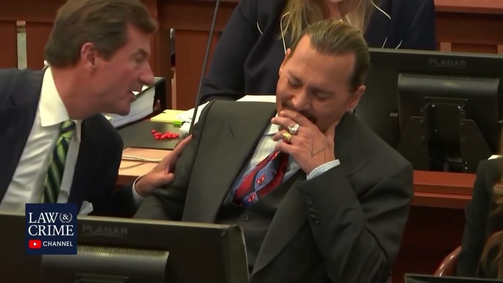 Every Time Johnny Depp Laughed in Court
