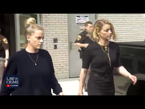 Video Shows Amber Heard Leaving Court After Devastating Loss