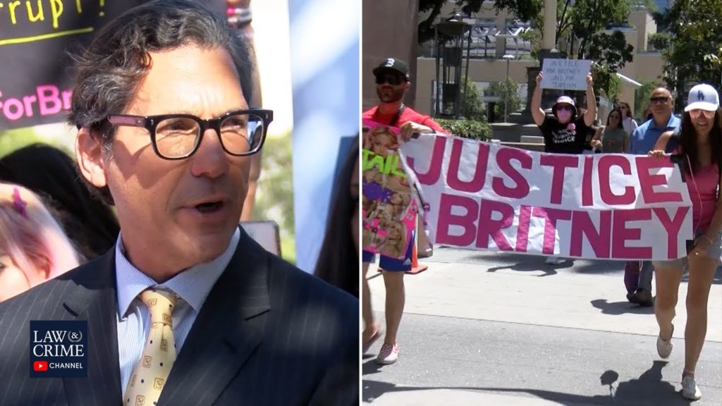 Britney Spears Lawyer Addresses Legal Battle with Her Father at 'Justice For Britney' Rally