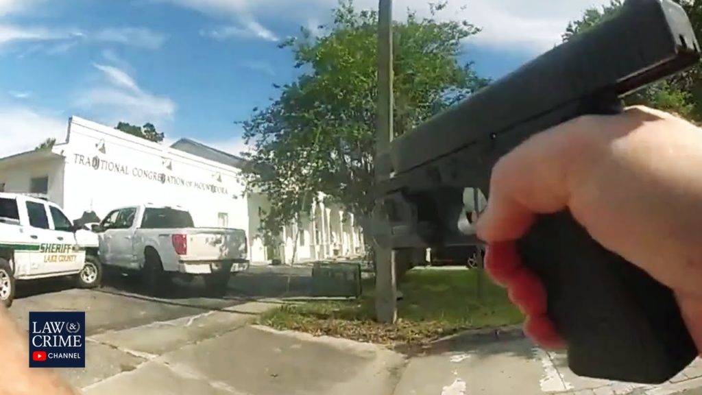 Bodycam Shows Police Shootout with Man Who Crashed Into Florida Synagogue After High-Speed Chase