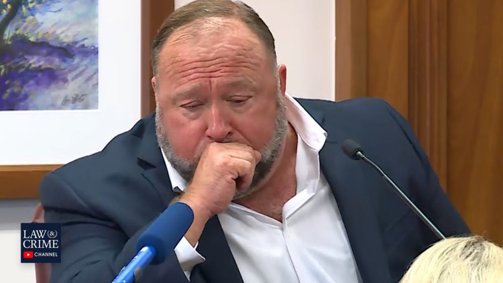 Judge Gives Alex Jones a Cough Drop to Soothe His Hoarse Voice