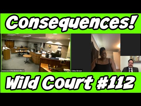 Wild Court Moments #112 On A Warrant!